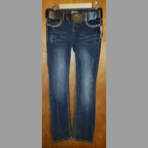 NWT Juniors Mudd Jeans Size: 7 - Belt Included